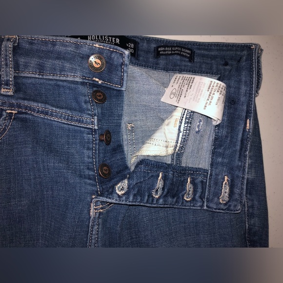 Hollister Super Skinny Stretch Hi Rise 7R - Picture 4 of 5